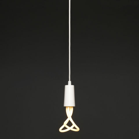 PLUMEN - Lampada a sospensione-PLUMEN-PLUMEN - Suspension Blanc et Ampoule Baby 001 | Su